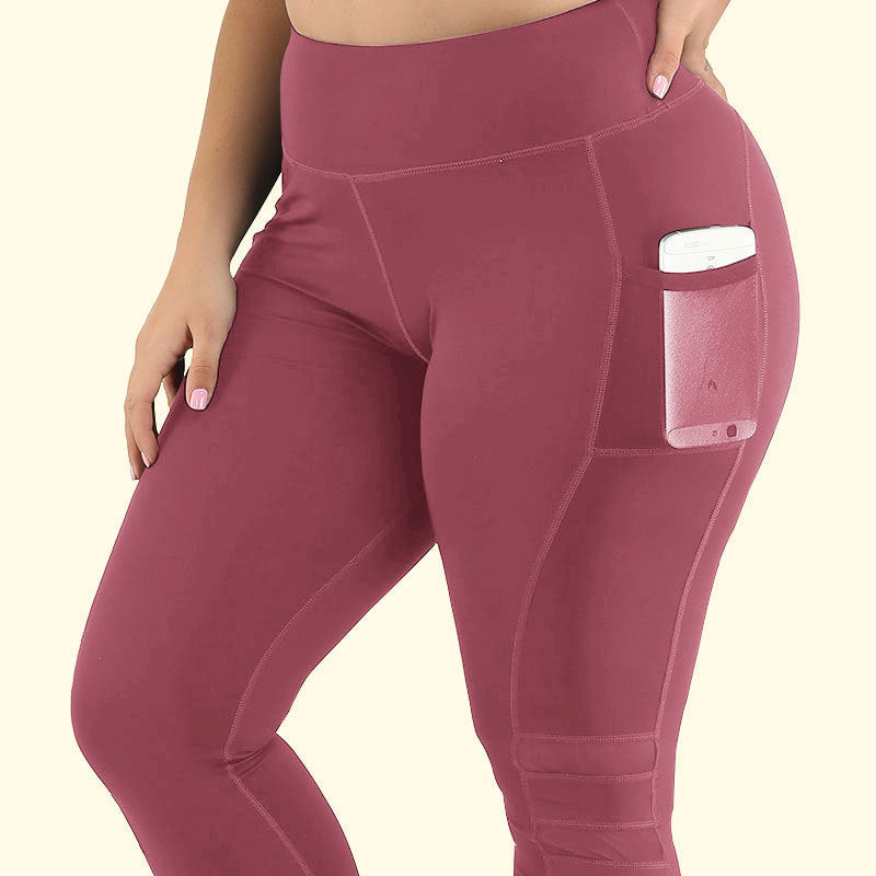 Fat Women Yoga Leggings Plus size pants cropped