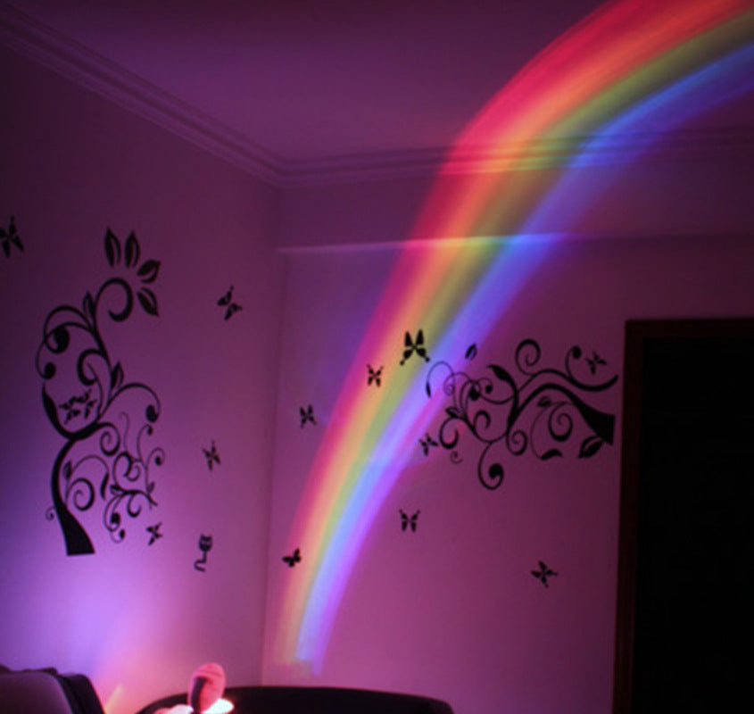 Novelty LED Romantic Sky Rainbow Colorful Projection Night Light