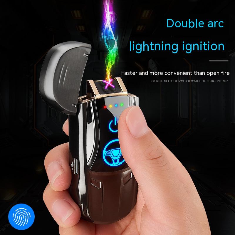 Creative Cool Sports Car Double Arc Lighter