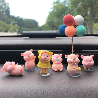 Car Accessories Piggy Creative Cartoon Cute Car Decoration