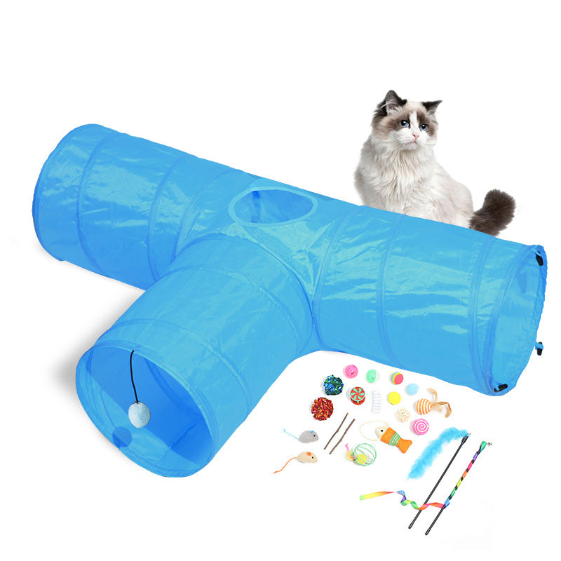 New Cat Tunnel Foldable Pet Climbing Path Cat Toys - More bang for your bucks