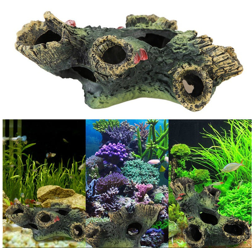 Fish tank landscaping decoration - More bang for your bucks