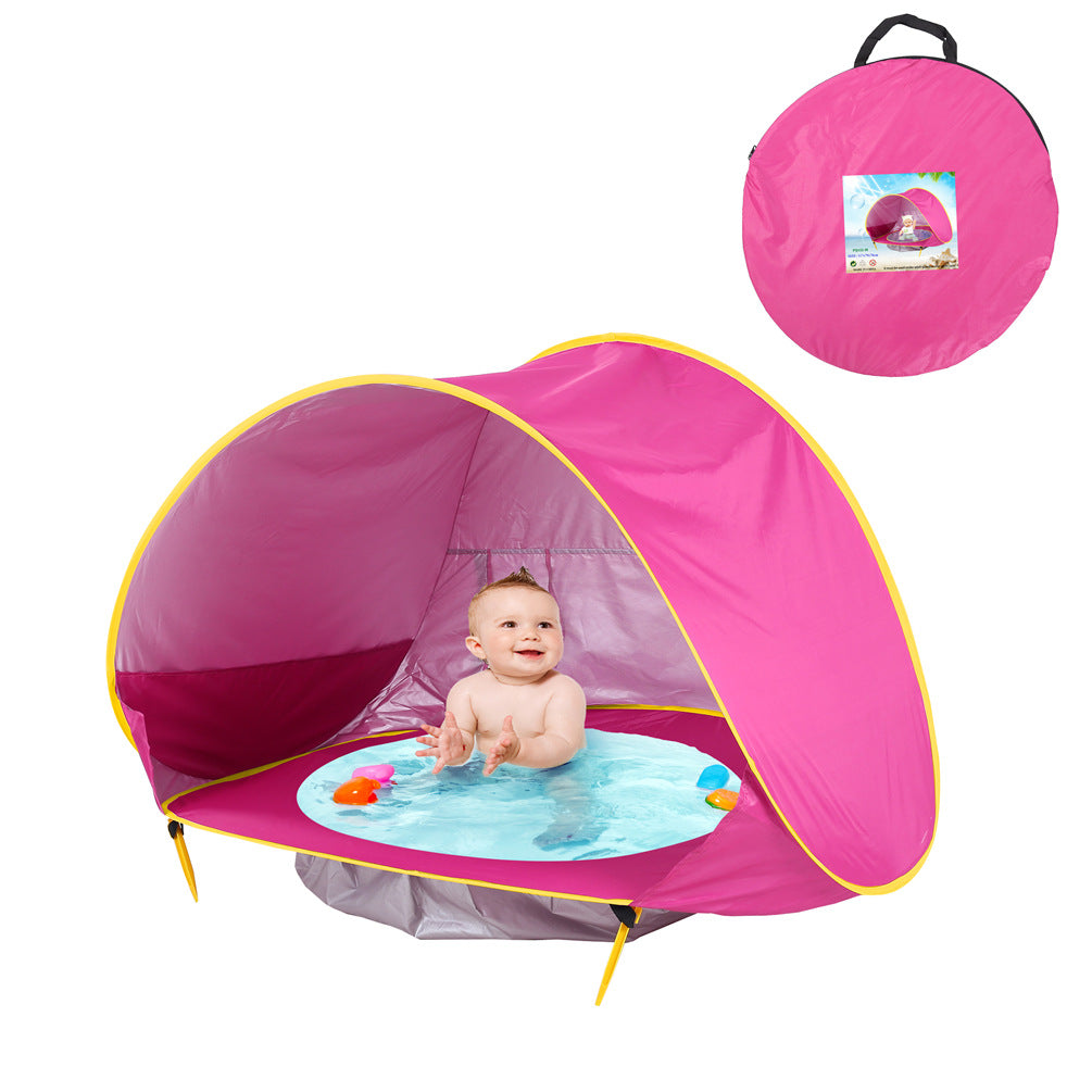 Baby Beach Tent Kids Outdoor Camping Easy Fold Up Waterproof  Up Sun Awning Tent UV-protecting - More bang for your bucks