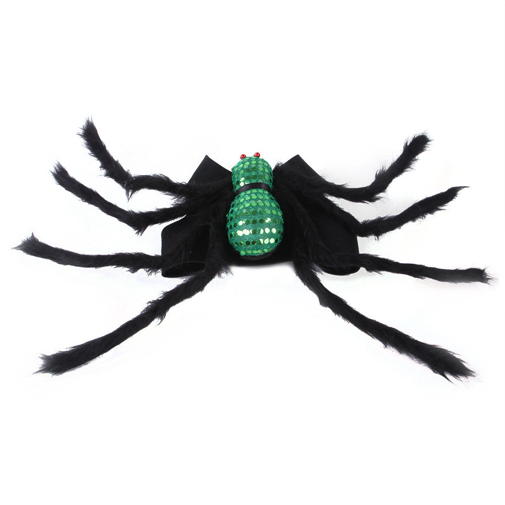 Pet Sequined Spider Chest And Back Halloween Creative Cats, Dogs, Small Dogs And Costumes