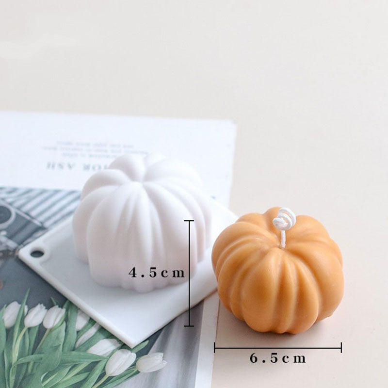 Silicone Candle Mould For Six-consecutive Pumpkins