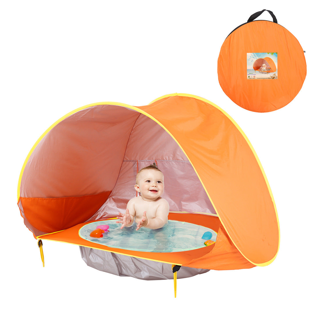 Baby Beach Tent Kids Outdoor Camping Easy Fold Up Waterproof  Up Sun Awning Tent UV-protecting - More bang for your bucks