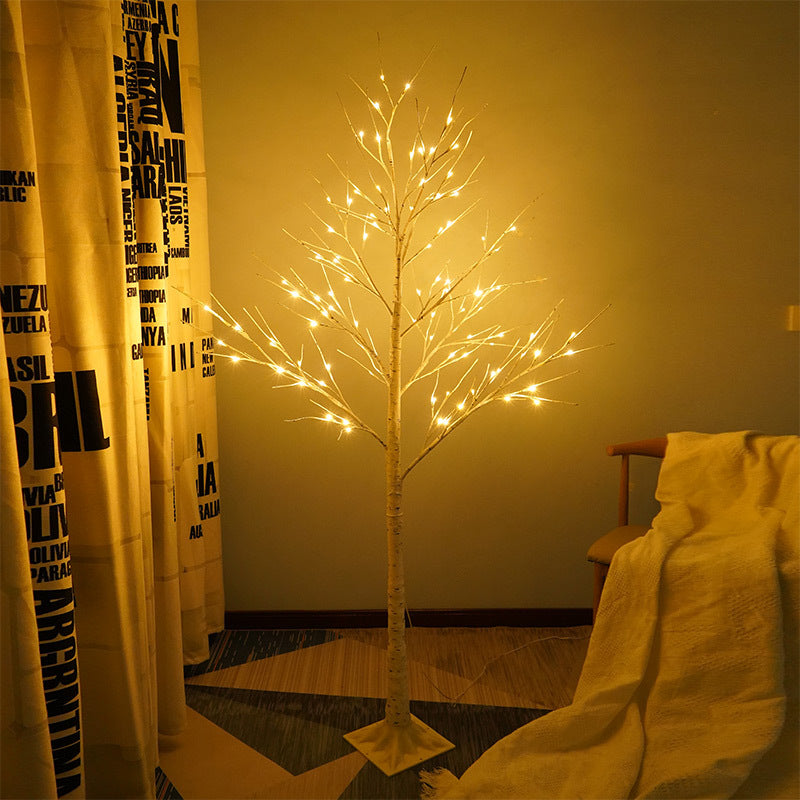 Led Thanksgiving Birch Indoor Landscape Home Decorative Lamp