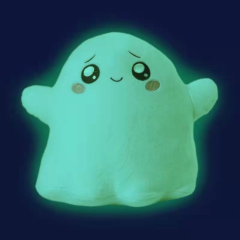 White Cloud Cat Luminous Ghost Doll Plush Toys