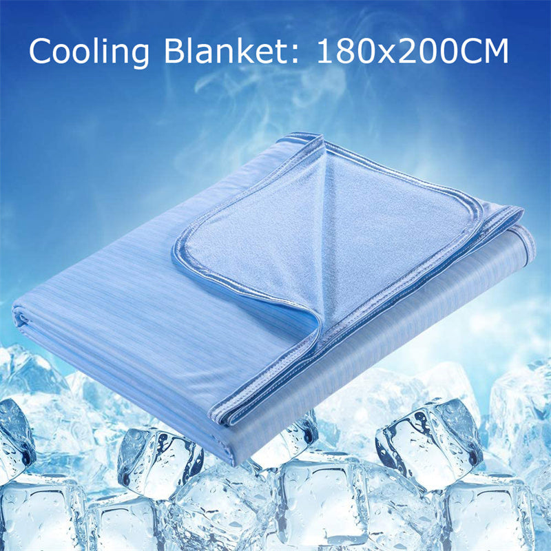 Cooling Blanket Cooling Fiber Absorb Heat Washable Cover Over Blankets Summer - More bang for your bucks