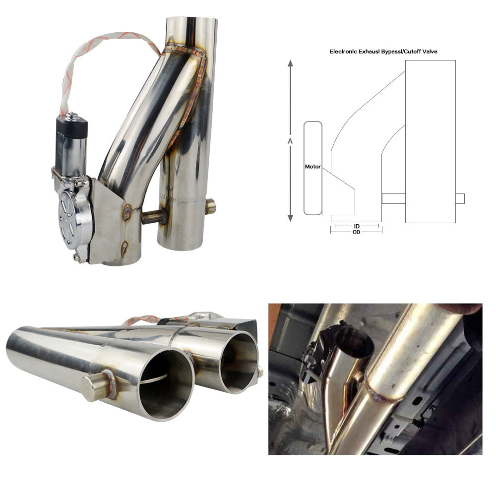 Car Modification Electronic Control Double  Valve