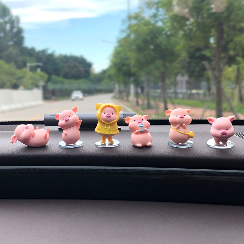 Car Accessories Piggy Creative Cartoon Cute Car Decoration