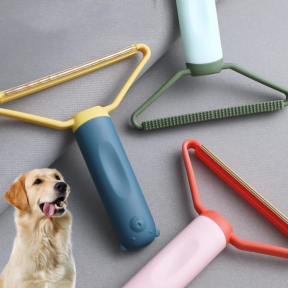 Pet Cat Dog Hair Remover Dematting Comb Double-sided Sofa Clothes Shaver Lint Rollers For Cleaning Pets Comb Brush Removal Mitts Brush - More bang for your bucks