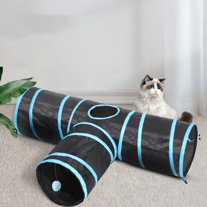 New Cat Tunnel Foldable Pet Climbing Path Cat Toys - More bang for your bucks