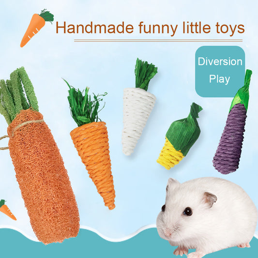 Hamster Toys Rabbit Molar Supplies Carrots - More bang for your bucks