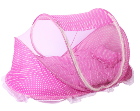 Foldable  Baby Bed Net With Pillow Net 2pieces Set - More bang for your bucks