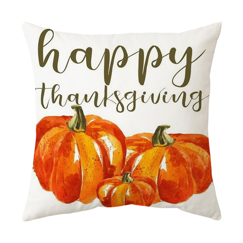 Thanksgiving  English Alphabet Sofa Cushion Pillowcase