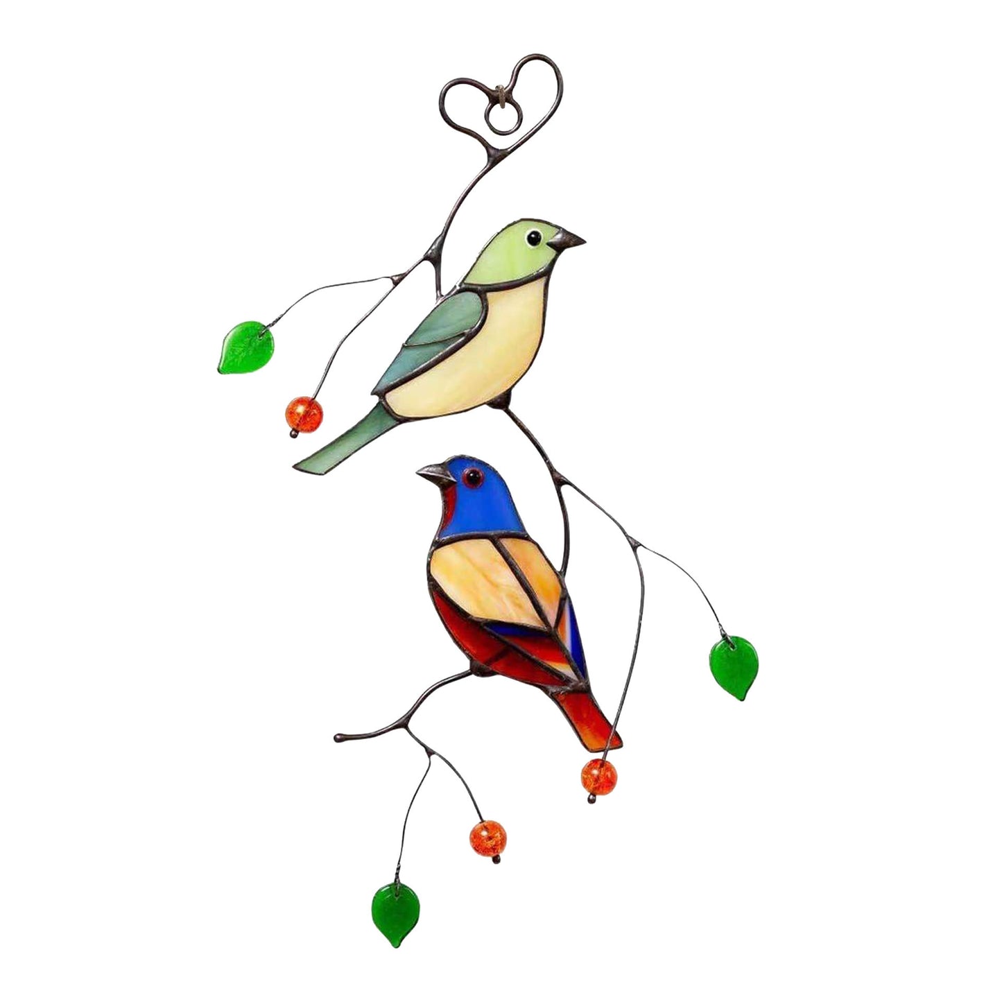 Four Birds Pendant Color Art Alloy Group Window Decoration