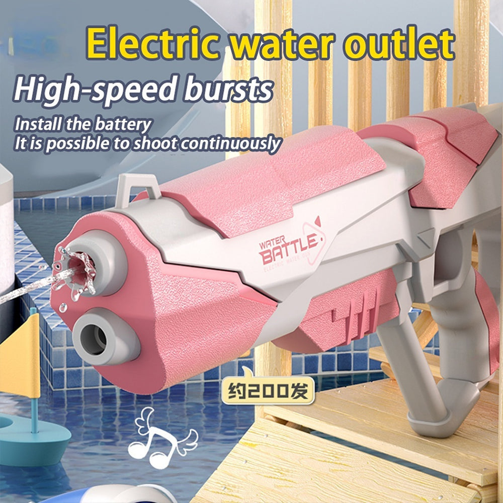 Space Water Gun Electric Automatic Water Absorption Water Fights Toy Outdoor Beach Swimming Pool Bath Toys For Children Kid Gift - More bang for your bucks